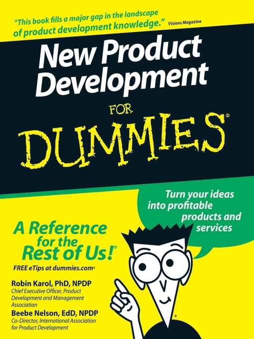 Title details for New Product Development For Dummies by Robin Karol - Available